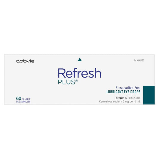 Refresh Plus Eye Drop 0.4ml 60 Vials Exclusive Pack