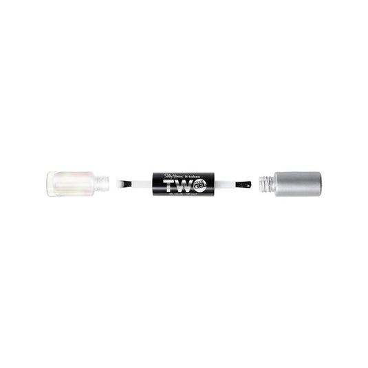 Sally Hansen Miracle Gel Dual Ended Nail Polish Twinkle Whites 7ml