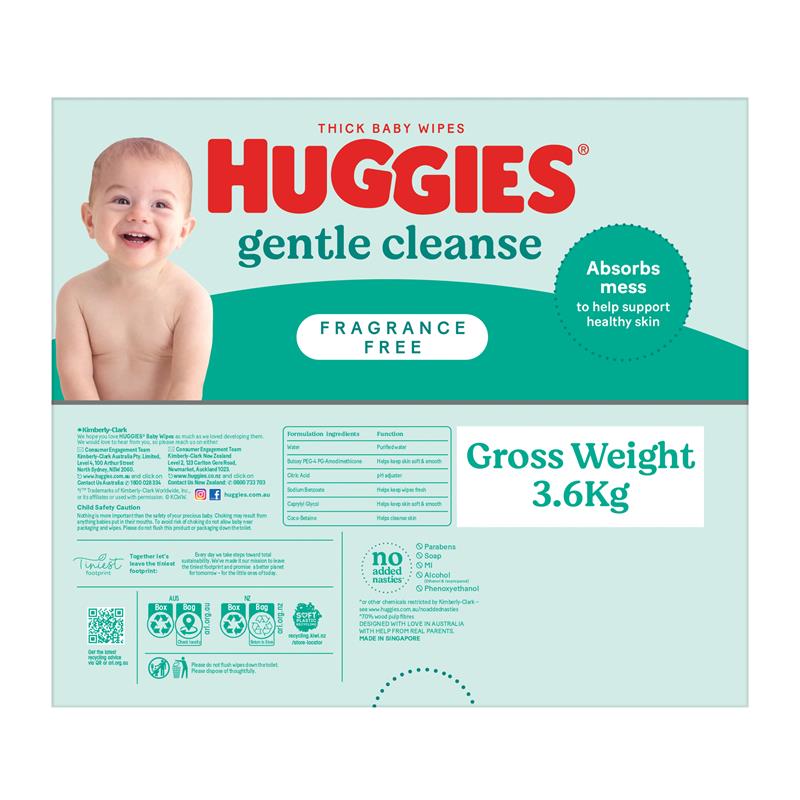 Load image into Gallery viewer, Huggies Fragrance Free Wipes 400 Pack
