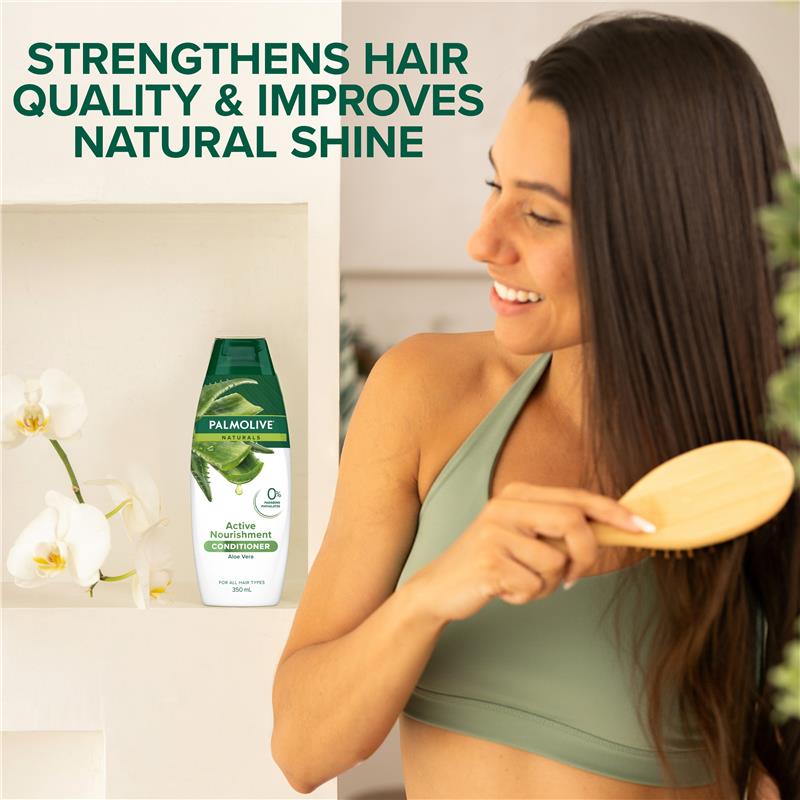 Load image into Gallery viewer, Palmolive Naturals Active Nourishment Normal Hair Conditioner Aloe Vera &amp; Fruit Vitamins 350mL
