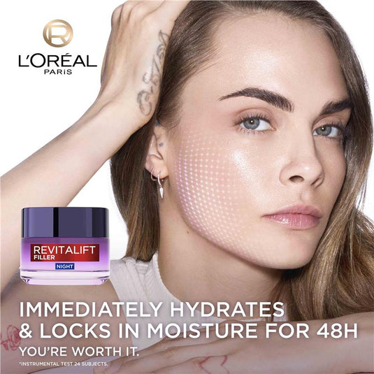 L'Oreal Paris Revitalift Filler [HA] Night Moisturiser 50ml