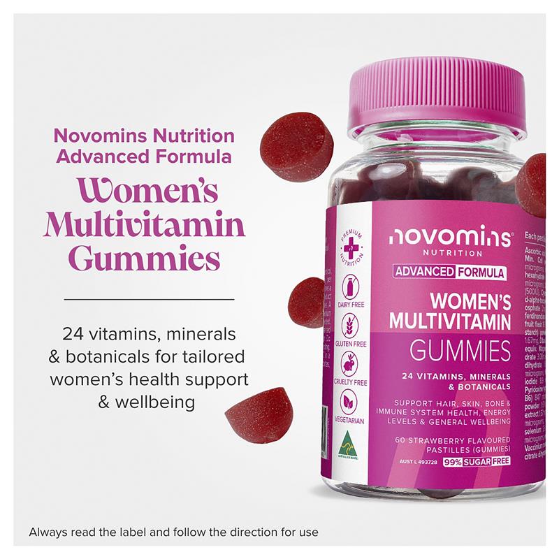 Load image into Gallery viewer, Novomins Women's Multivitamin 60 Gummies
