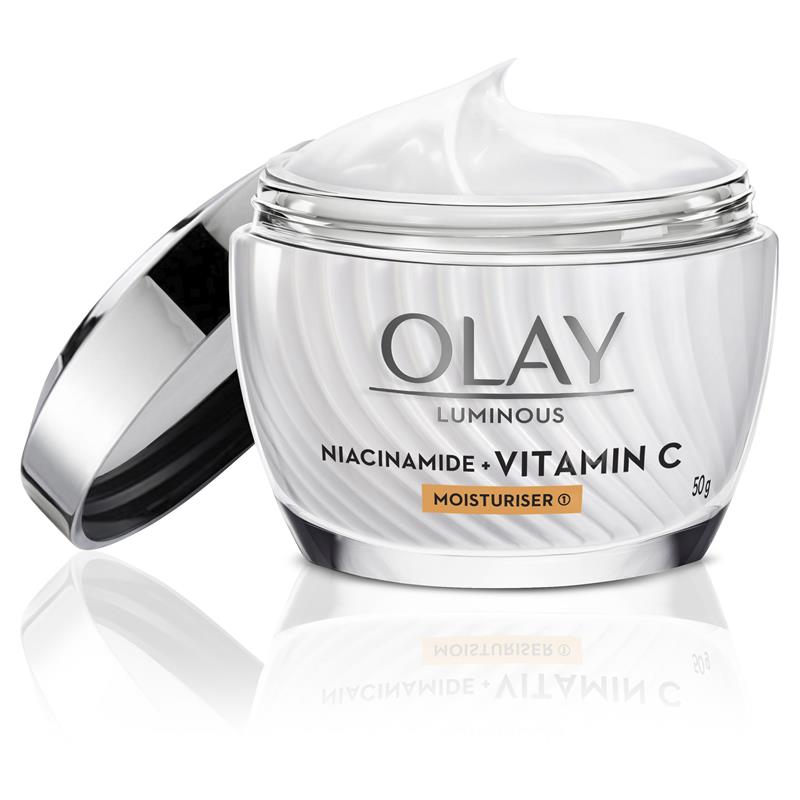 Load image into Gallery viewer, Olay Luminous Niacinamide + Vitamin C Moisturiser 50g
