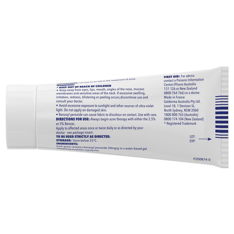 Load image into Gallery viewer, Benzac AC Moderate Strength 5% Acne Gel 60g
