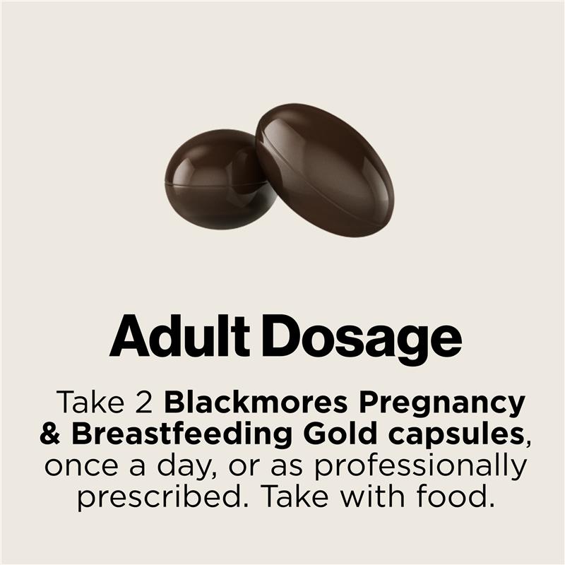 Load image into Gallery viewer, Blackmores Pregnancy and Breastfeeding Gold 60 Capsules
