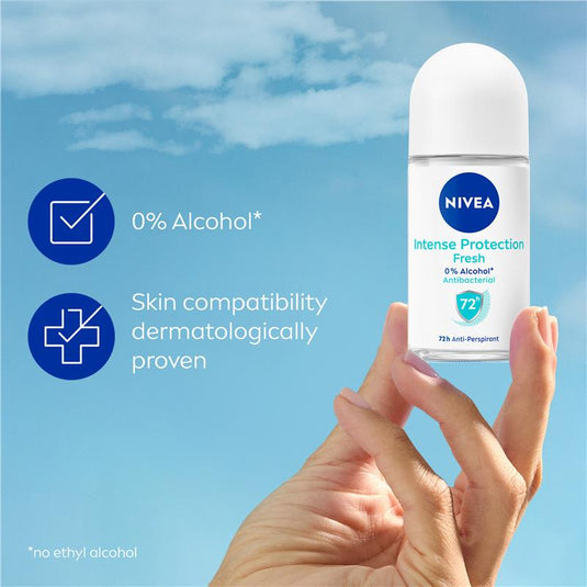 NIVEA Intense Protection Fresh Roll On Deodorant 72H Protection 50ml