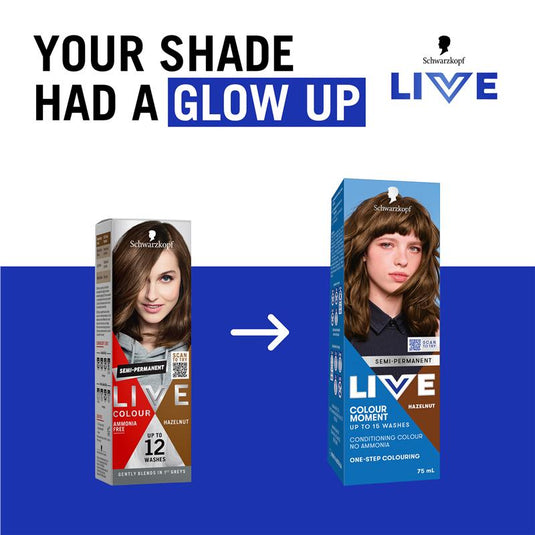 Schwarzkopf LIVE Colour Hazelnut Semi Permanent 75ml