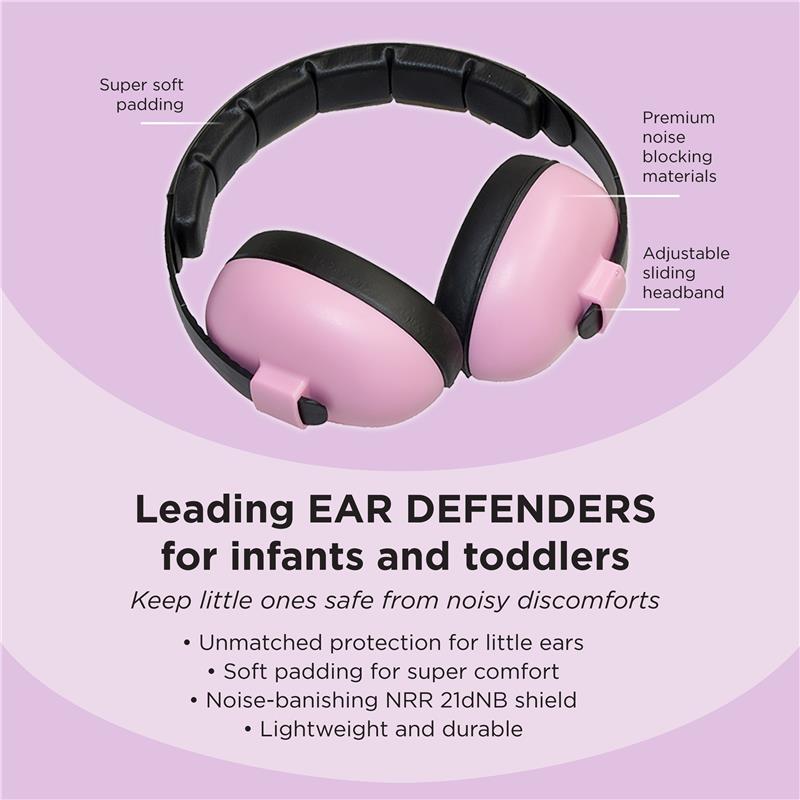 Load image into Gallery viewer, Banz Ear Muffs Mini 3+ Months to 2 Years Petal Pink
