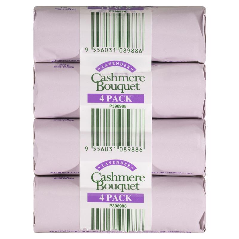 Load image into Gallery viewer, Cashmere Bouquet Soap Lavender 4 x 100g
