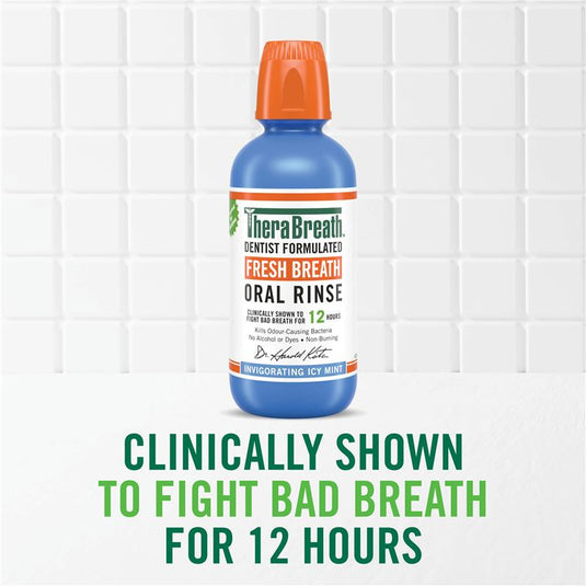 Therabreath Icy Mint Oral Rinse 1 Litre