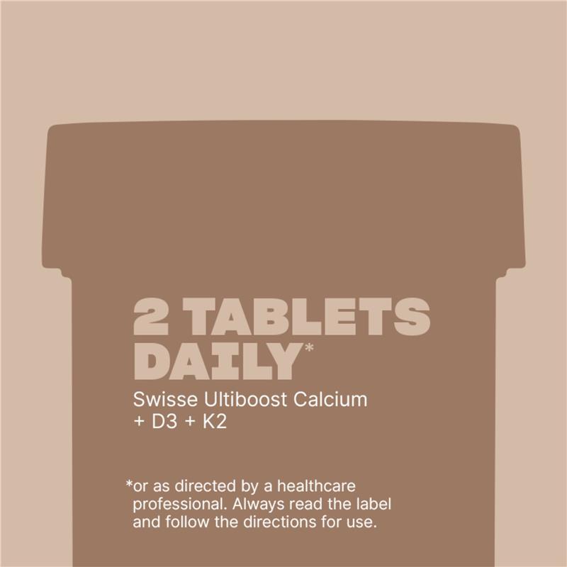 Load image into Gallery viewer, Swisse Ultiboost Calcium + D3 + K2 60 Tablets
