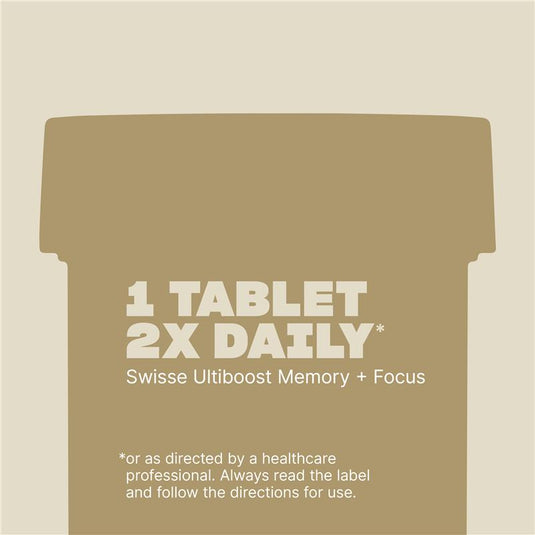 Swisse Ultiboost Memory + Focus 50 Tablets