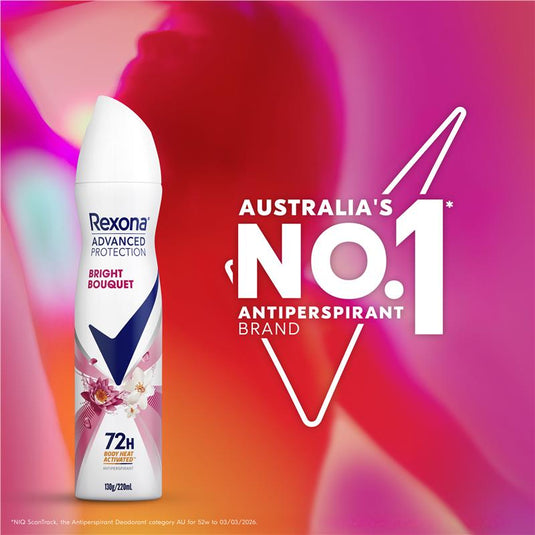 Rexona Women Advanced Antiperspirant Aerosol Bright Bouquet 220ml