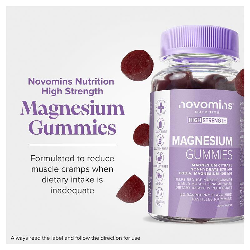 Load image into Gallery viewer, Novomins Magnesium 60 Gummies NEW
