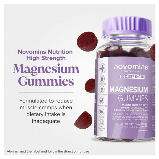 Novomins Magnesium 60 Gummies NEW