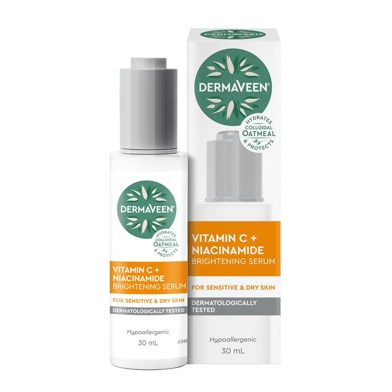 Load image into Gallery viewer, DermaVeen Face Vitamin C + Niacinamide Brightening Serum 30ml
