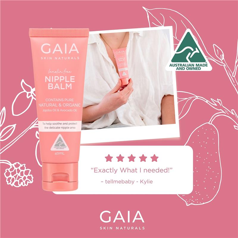 Load image into Gallery viewer, GAIA Skin Naturals Pregnancy Nipple Balm 40mL
