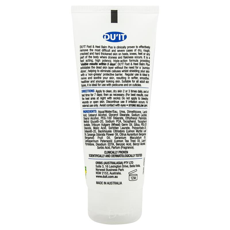 Load image into Gallery viewer, DU'IT Foot &amp; Heel Balm Plus Dry Skin Foot Cream 50g
