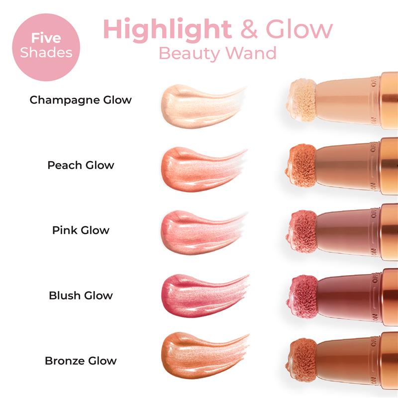 Load image into Gallery viewer, MCoBeauty Highlight &amp; Glow Beauty Wand Peach Glow New
