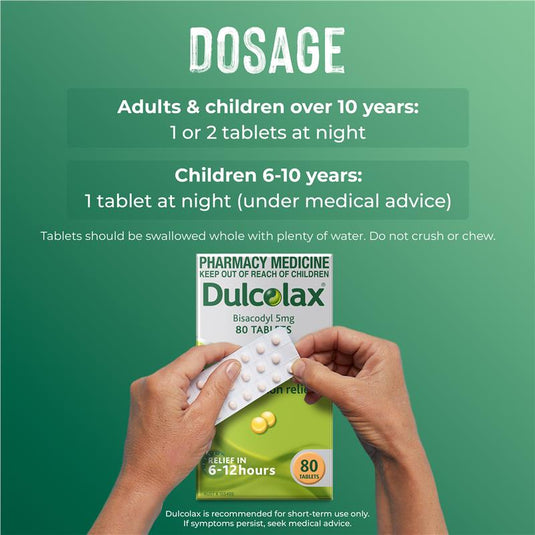 Dulcolax Laxatives 5mg 80 Tablets