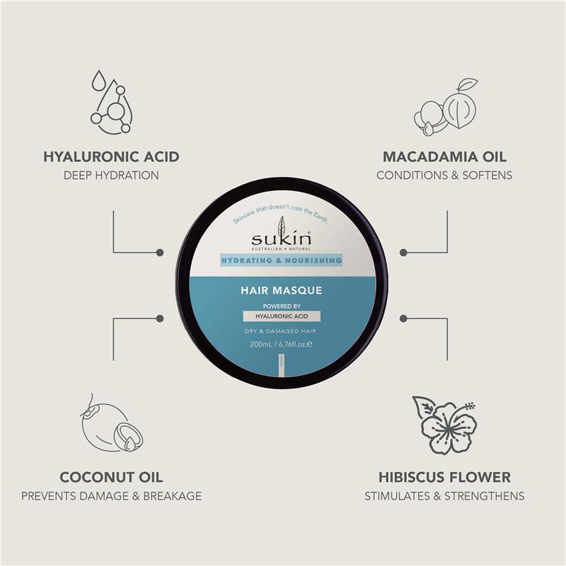 Load image into Gallery viewer, Sukin Hydrating And Nourishing Hair Masque 200ml
