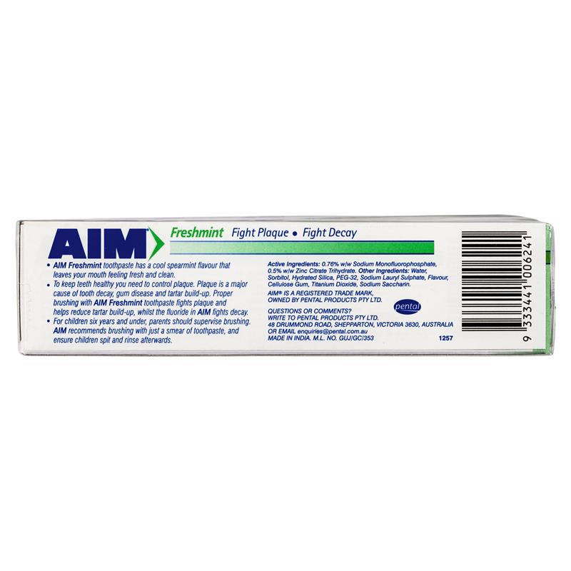 Load image into Gallery viewer, Aim Toothpaste Freshmint Value 3 Pack
