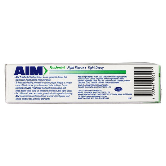 Aim Toothpaste Freshmint Value 3 Pack