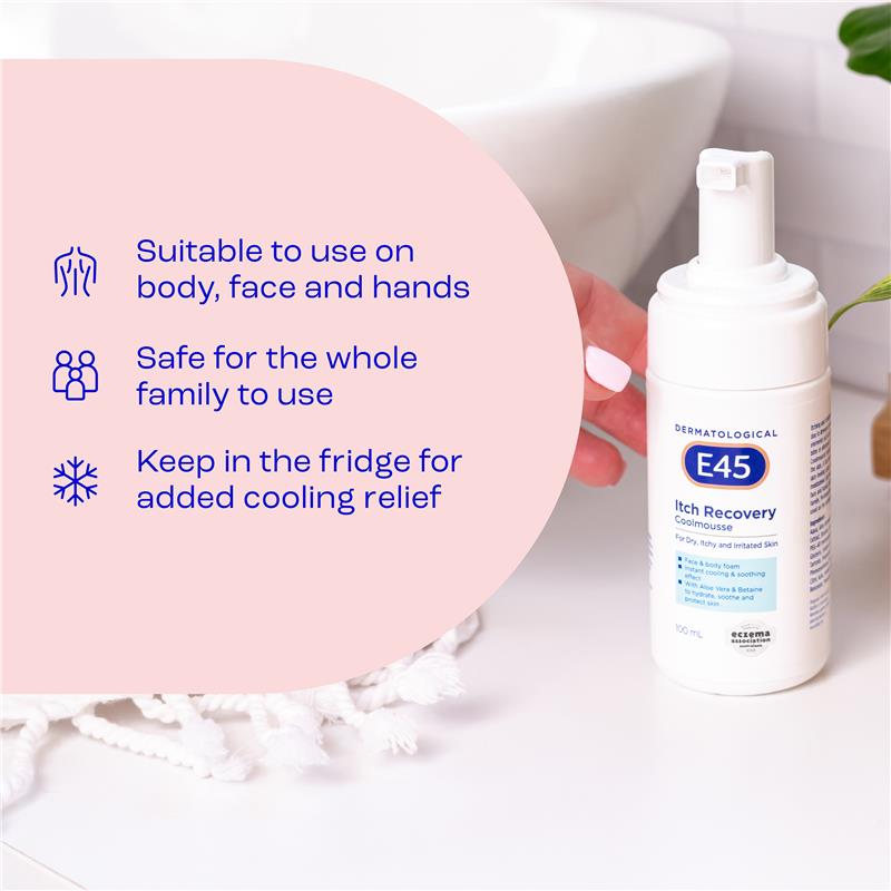 Load image into Gallery viewer, E45 Itch Recovery CoolMousse 100ml
