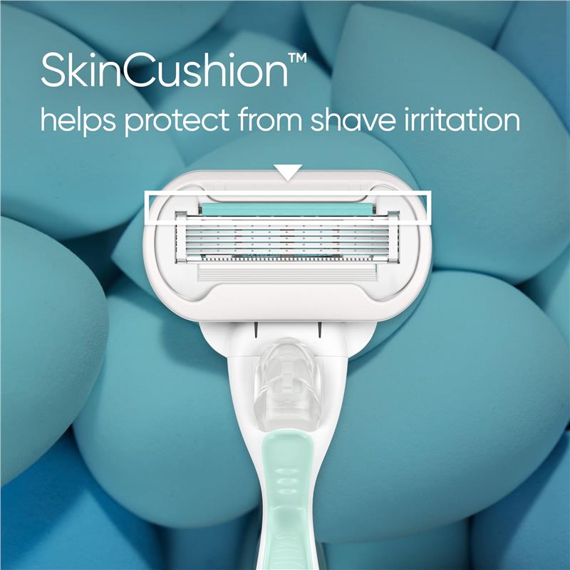 Load image into Gallery viewer, Gillette Venus Extra Smooth Sensitive Razor Handle + 4 Blades
