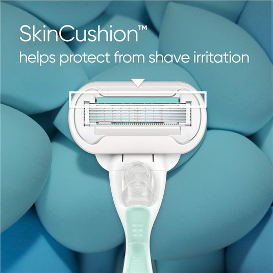 Gillette Venus Extra Smooth Sensitive Razor Handle + 4 Blades