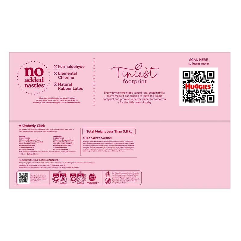 Load image into Gallery viewer, Huggies Ultra Dry Nappies Girl Size 3 Jumbo 90 Pack
