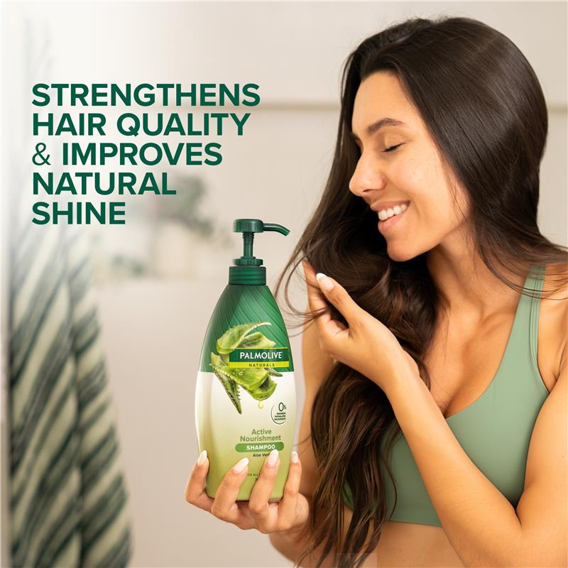 Load image into Gallery viewer, Palmolive Naturals Active Nourishment Normal Hair Shampoo Aloe Vera &amp; Fruit Vitamins 700mL

