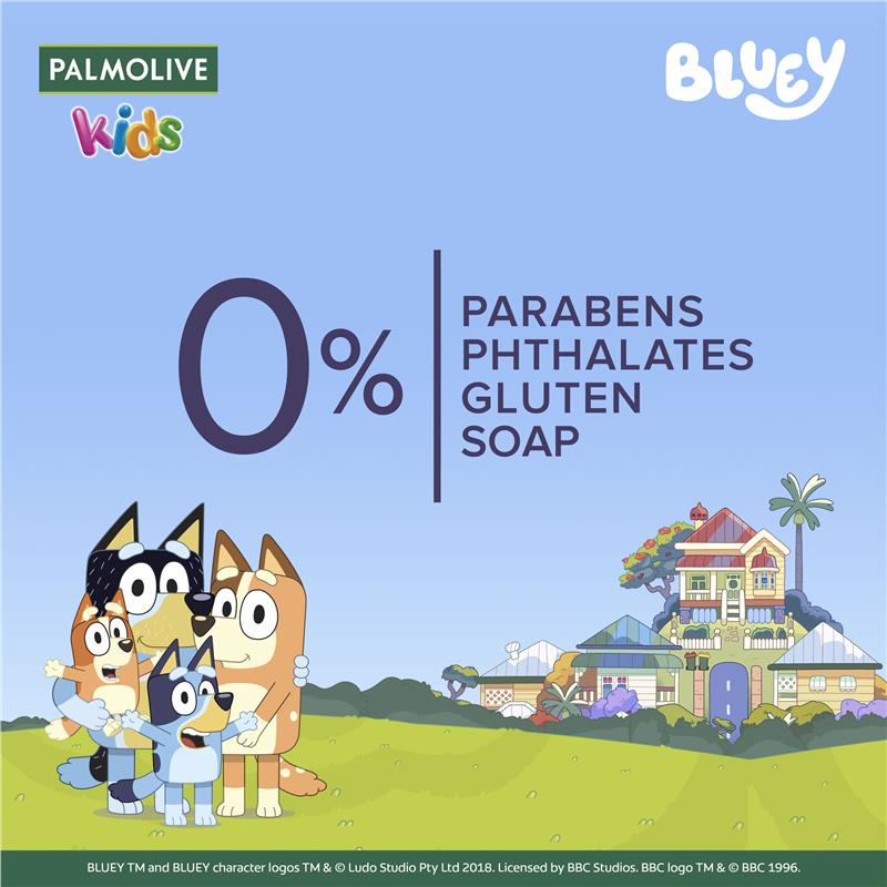 Load image into Gallery viewer, Palmolive Kids Bluey 3 in 1 Body Bath &amp; Hair Berrylicious 1L
