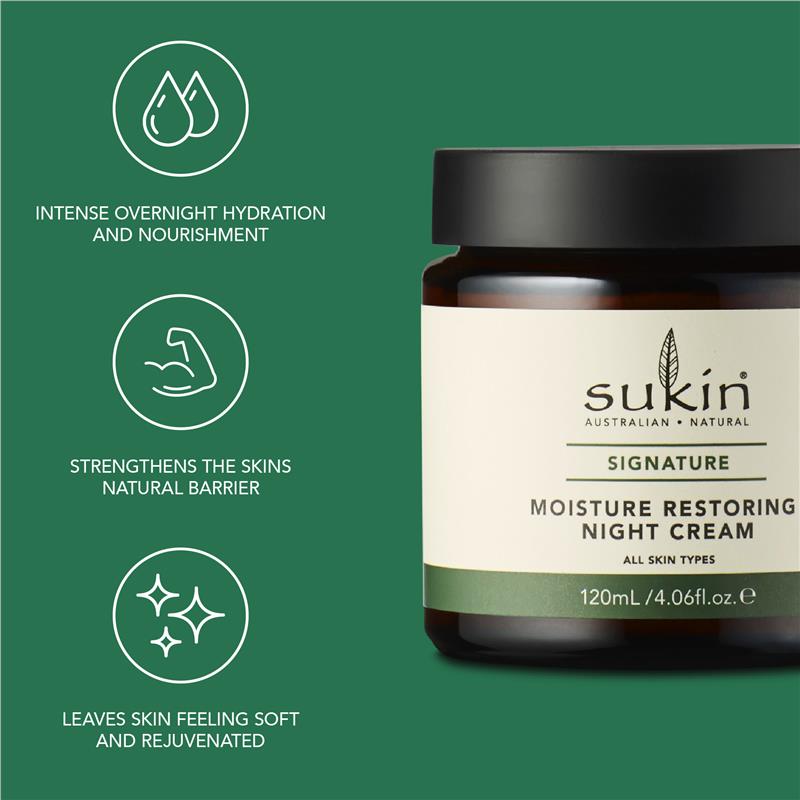 Load image into Gallery viewer, Sukin Moisture Restoring Night Cream 120ml

