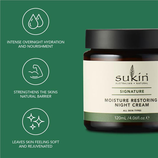 Sukin Moisture Restoring Night Cream 120ml