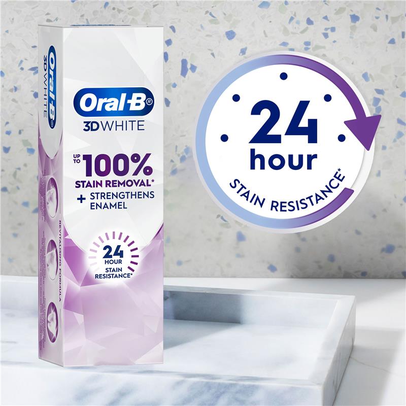 Load image into Gallery viewer, Oral B Toothpaste 3D White Lasting Enamel Strong 95g
