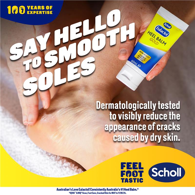 Load image into Gallery viewer, Scholl Eulactol Heel Balm Gold 60ml
