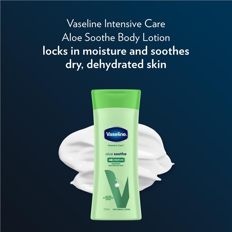 Load image into Gallery viewer, Vaseline Intensive Care Body Lotion Aloe Soothe 225ml
