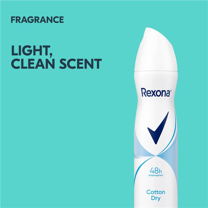 Load image into Gallery viewer, Rexona Women Antiperspirant Aerosol Cotton Dry 250ml
