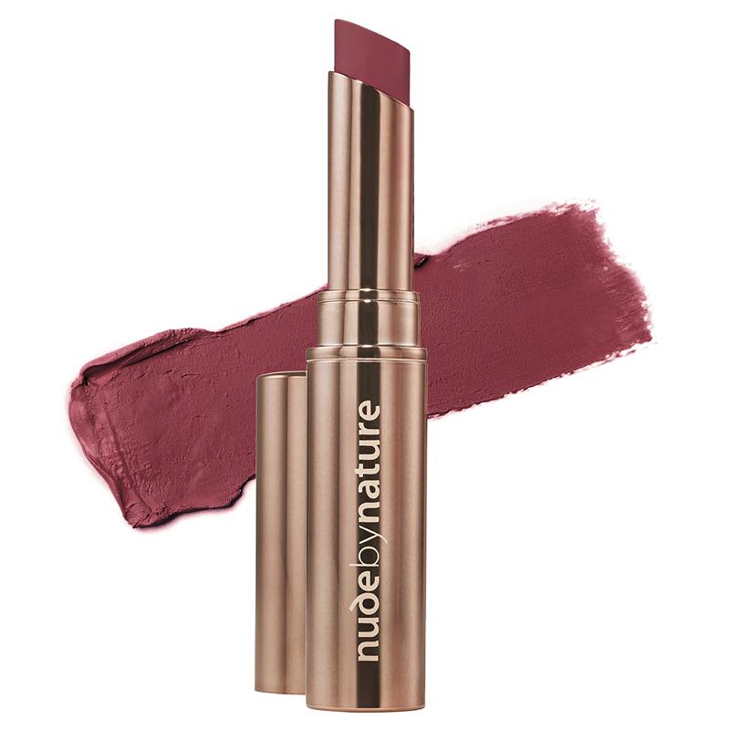 Load image into Gallery viewer, Nude by Nature Creamy Matte Lipstick 08 Cerise
