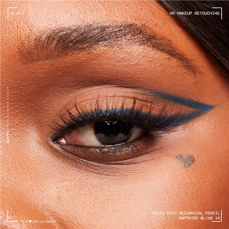 Load image into Gallery viewer, NYX Vivid Rich Mech Liner Pencil Sapphire Bling
