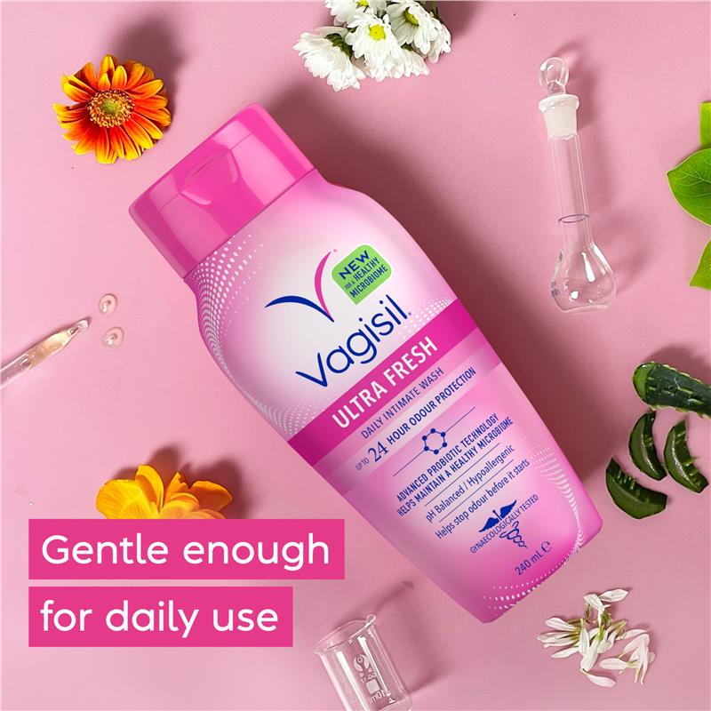 Load image into Gallery viewer, Vagisil Intimate Wash Ultra Fresh 240ml
