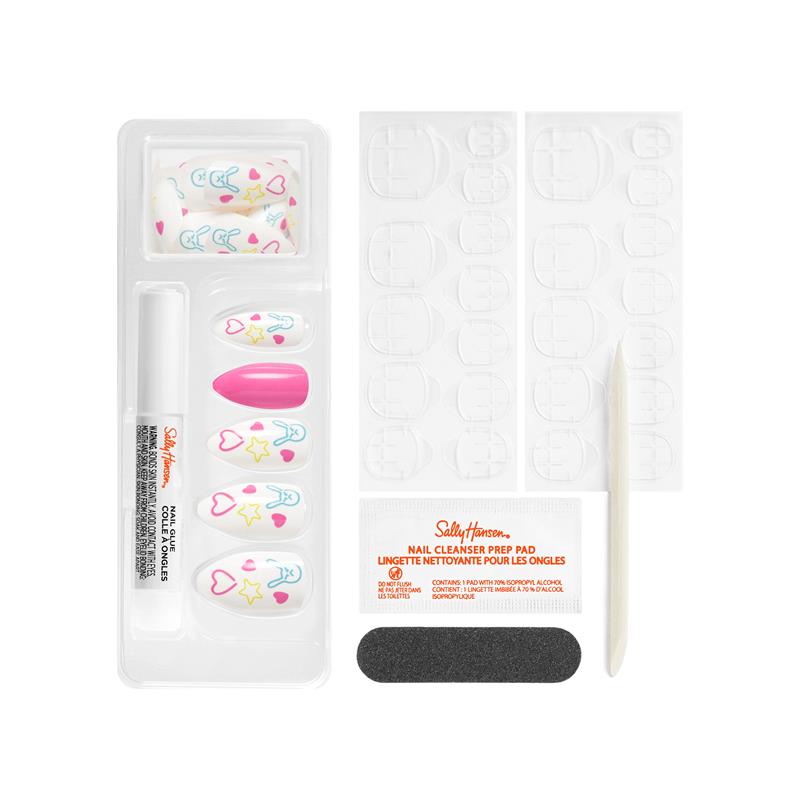 Load image into Gallery viewer, Sally Hansen Salon Effects Perfect Manicure 24 Press On Nails Expertly Villainous Limited Edition

