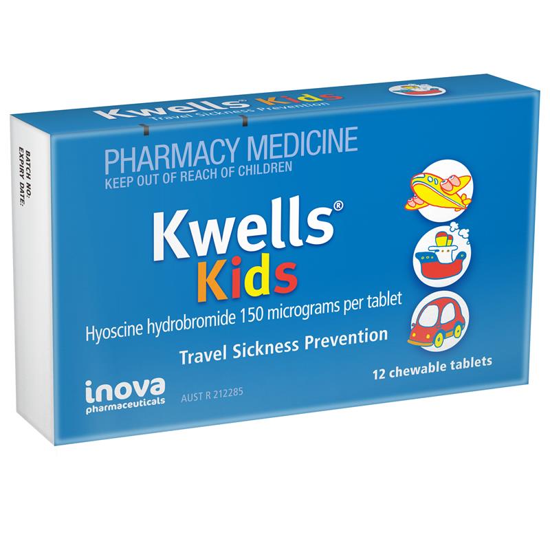 Load image into Gallery viewer, Kwells Kids Travel Sickness 12 Chewable Tablets
