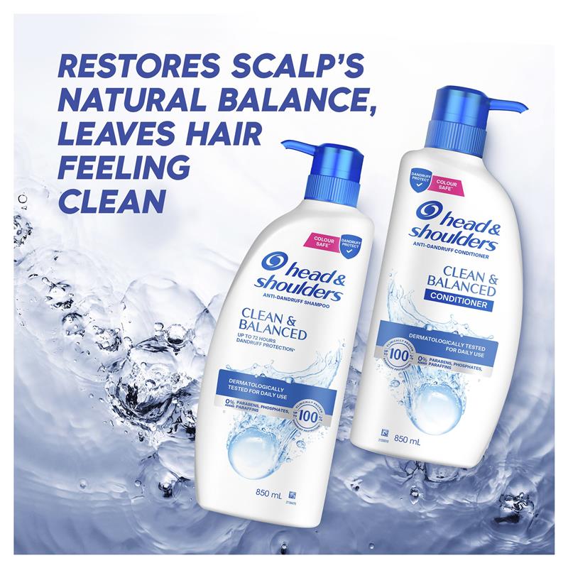 Load image into Gallery viewer, Head &amp; Shoulders Clean &amp; Balanced Conditioner 850ml
