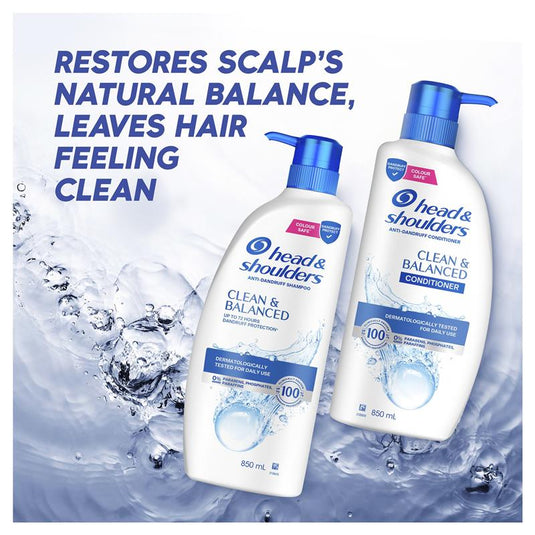Head & Shoulders Clean & Balanced Conditioner 850ml