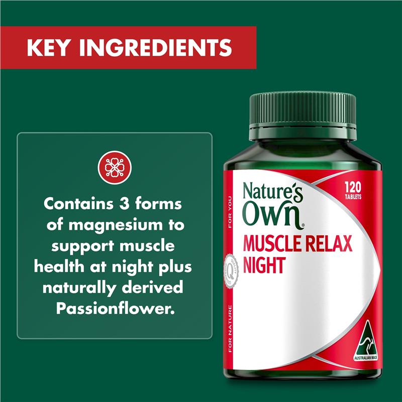 Load image into Gallery viewer, Nature's Own Muscle Relax Night 120 Tablets
