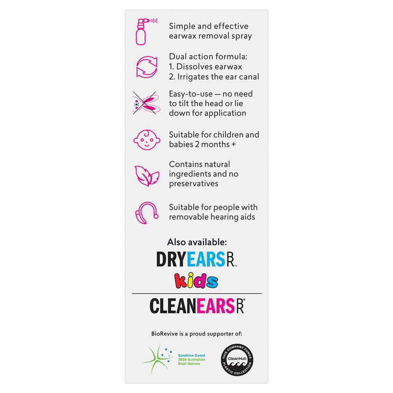 Load image into Gallery viewer, BioRevive Clean Ears Kids Spray 30ml
