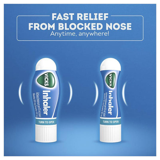 Vicks Inhaler Nasal Decongestant 2 Pack