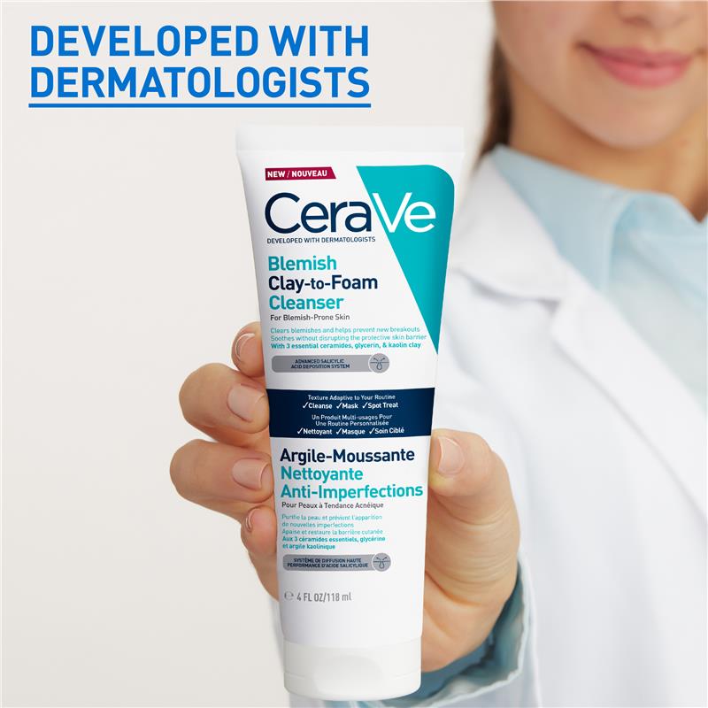 Load image into Gallery viewer, CeraVe Blemish Clay-To-Foam Cleanser 118ml
